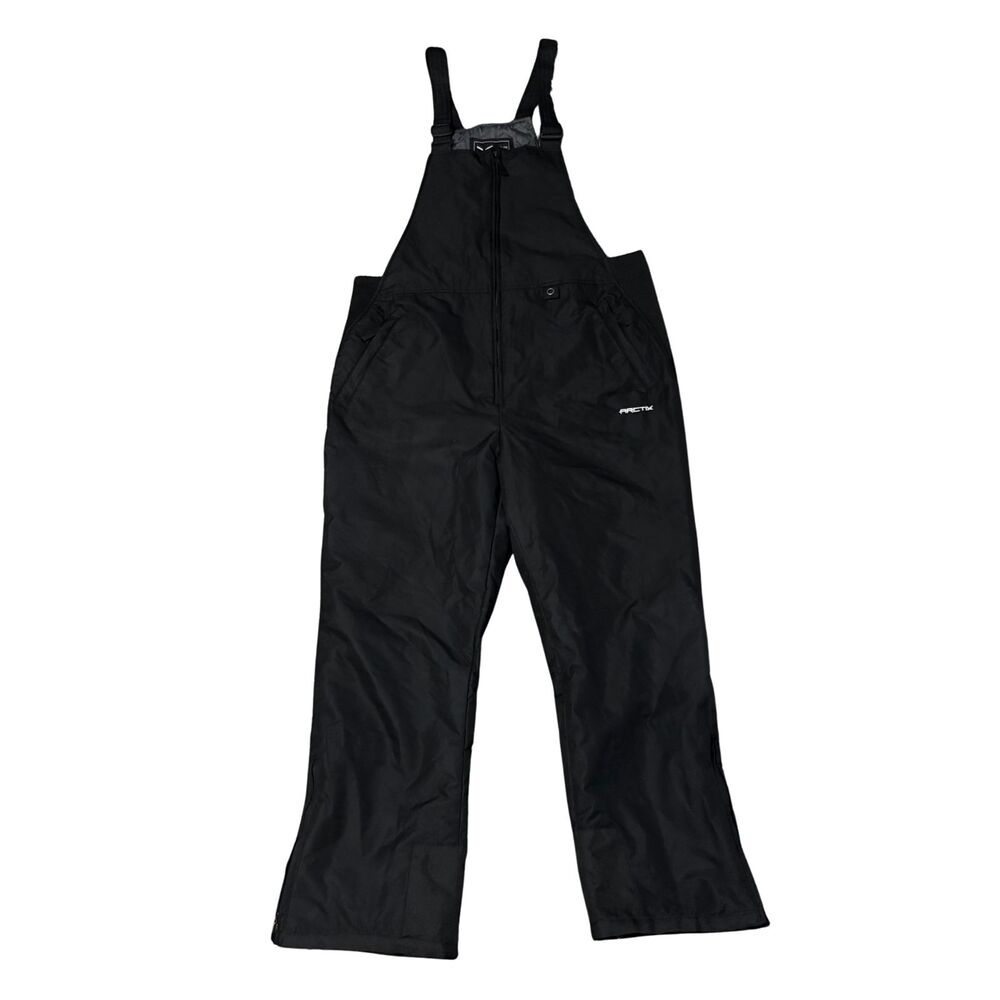 Arctix Snow Bib Overalls Mens XL Black Insulated Water Resistant Ski Winter